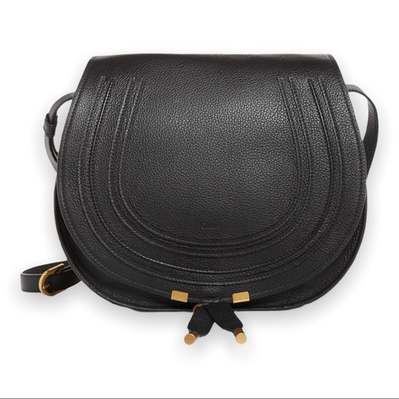 Chloe Handbags - 👜NWT Chloé Medium Marcie Leather Saddle Bag